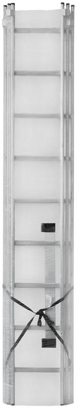 Лестница трехсекционная 3х9 H=257/426/591см 11.18кг алюм. FIT 65434