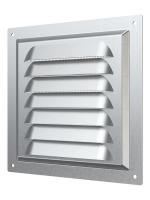 Решетка вентиляционная вытяжная стальная с оцинк. покрытием 150х150мм ERA 1515МЦ