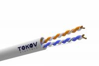 Кабель витая пара U/UTP 2х2х24AWG кат.5E PVC TOKOV ELECTRIC TKE-C06-U22-5E-305-PVC