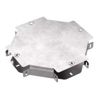 Ответвитель для лотка Х-образ. 150х50 с крышкой Стандарт Промрукав PR16.0459