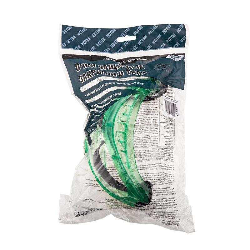 Очки защитные закрытого типа "ИСТОК" с непрямой вентил. ПАНОРАМА (40012) 09-0909