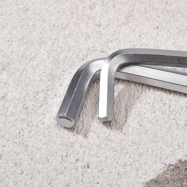 Набор ключей имбусовых HEX 1.5-10мм CrV 9шт удлиненные с шаром Kranz KR-12-5211